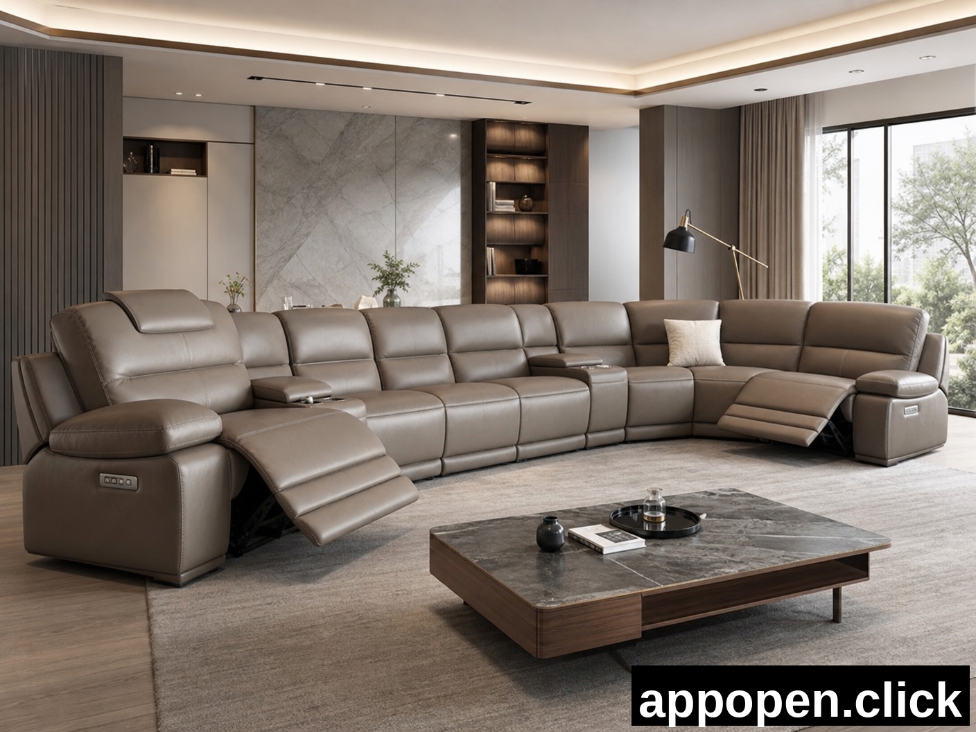 Luxury Reclining Sectional