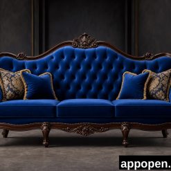 Royal Velvet Sofa