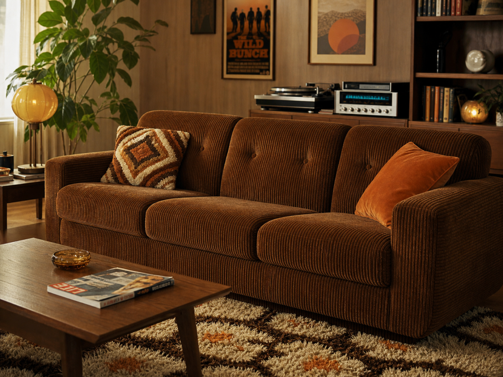 slipcovered linen sofa