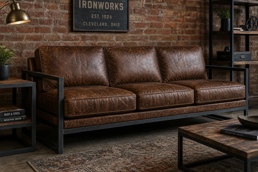 leather reclining loveseat